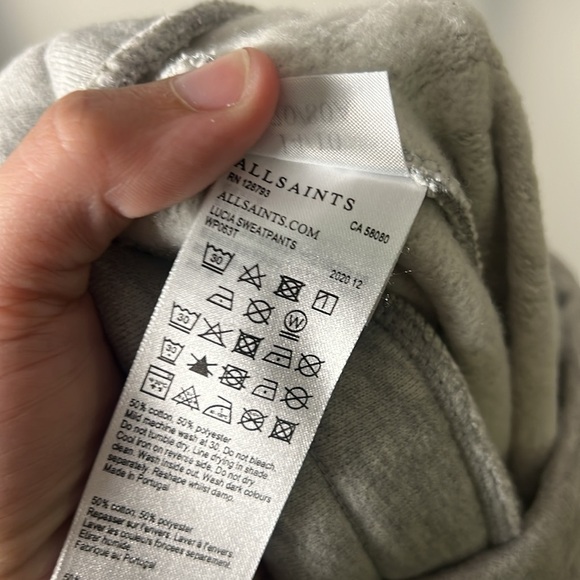 NWT ALLSAINTS Lucia Jogger Pants Size 10 - Picture 6 of 9